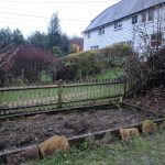 Cottage garden mid-renovation